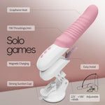 Sex Toys Thrusting Dildo Machine,Sex Machine Adult Toys For Women,App Controll High Speed Portable Sex Dildo Vibrator,Rechargeable 42? Heat Couple Sex Machine Thrusting Automatic