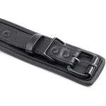 Women And Men Padded Leather Bondage Collar And Leash Set, Leather Sex Toys Bdsm Slave Collar For Bondage Restraints, Leather Sex Collar For Sm Games (Black-1)