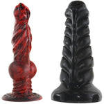 8.46 Inch Huge Monster Dildos + 9.13 Inch Silicone Thrusting Dildo Vibrator