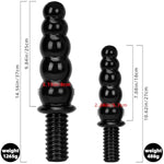 Xxl Huge Thick Anal Beads Butt Plug With With Non-Slip Handle Long Anal Dildo G-Spot Stimulation Prostate Massage Sex Toys For Experienced Female Male Gay Couple Advanced Player (L)