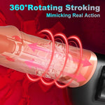 Women Vibrator Thrusting Dildo Sex Toys,8.54" G Spot Vibrators Adult Toy with 9 Thrust Vibration Modes,Waterproof Clitoris Vibrator for Women and Couple Sex Stimulation