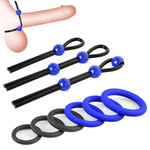 Cock Ring Silicone Penis Ring Set Adjustable Cockring Sex Toys 9 Pcs Cock Rings For Men Erection Long Lasting Stronger Adult Toys Cock Sexual Stimulation Device For Men Or Couple