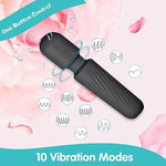 Mini Vibrator Clitoris Stimulator Vibrators, Fully Waterproof, Quiet & Small, G Spot Vibrator Dildo Women Adult Sex Toy, Usb Rechargeable, Personal Massager With 10 Vibration Settings (Black)