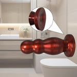 Large Anal Beads Butt Plugs With 3 Balls Suction Cup Anal Plug Dildo Sex Toys Red Anal Training Anal Dildo Anal Chain For Beginner Men Women Couple Flexible Anal Trainer Anal Sex Toys