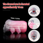Animal Male Masturbator Cup, Realistic Dual Channel Vagina Textured Tunnel Pocket Pussy Stroker Masturbation Stroker, Blowjob Masturbators Sex Toys For Men