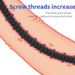 Silicone Penis Plug Hollow Urethral Sound Male Dilator Masturbation Urethra Plugs Extreme Stimulation Sex Toys (6Mm,Black)