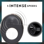 Atom – Powerful Vibrating Cock Ring For Men & Couples | Penis Ring With Intense Motor For Enhanced Pleasure| Rechargeable Waterproof & Body-Safe Silicone| Adult Sex Toy