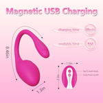 App & Remote Control G-Spot Vibrator Panty Egg Vibrators Dildo Anal Sex Toys With 10 Vibration Modes,Long Distance Wearable Waterproof Massager Vagina Stimulator For Women And Couple (Rose)