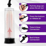 Men'S Vacuum Pump Plus Pump Men'S Enhanced Growth Pump 81B3A Pen Cup Stable Professional Set Solid Vacuum Pump Home Performance Pump Transparent