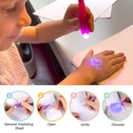 Invisible Ink Pen For Kids, Birthday Party Favors For Girls Boys, Spy Pens With Uv Light Secret Message Magic Markers, Goody Bag Stuffers Toys For 4-12 Year Old Girls Boys Gift (8Pcs)