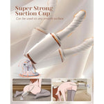 Sex Machine Thrusting Dildo Vibrator - 7 Vibrating & Thrusting Modes For Women Men G Spot Clitoral Anal Pleasure, Replaceable Heads Heating Strong Suction Cup Dildos, Remote Control Adult Sex Toys