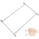 Nipple Clamps Breast Clip Hard Tit Stainless Steel Stick Rack Compactor Squeeze Bondage Torture Slave Bdsm Toy