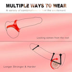 Penis Rings, Cock Ring, Ultra Soft Stretchy Sex Ring, Sex Toys For Couples, Erection Rings, 5 Different Sizes Mens Cock Ring, Stronger Longer Harder