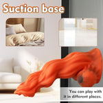 Anal Plug Adult Sex Toys And Game, Monster Dildo Buttplug With Suction Cup Base For Hands-Free Play, 10’’ Silicone Butt Plug Fantasy Anal Dildo Prostate Massager And G-Spot Stimulation (L)