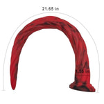 21.65Inch Super Long Anal Plugs Sex Toy Liquid Silicone Butt Plugs With Strong Suction Cup Super Soft Buttplug Anal Toy For Women Men Couple Flexible Extra Long Anal Dildos Anal Trainer (21.65Inch)