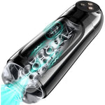 Male Masturbator Sex Toys For Men, Penis Pump With 10 Sucking & Vibrating Modes, Mens Sex Toys With 3D Realistic Textured, Blowjob Adult Toy Male Vibrator Adult Toys For Men