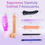Sex Machine Thrusting Dildo Machine With Remote Controller, Automatic Fuck Machine With Realistic Dildos, Anal Dildos Love Machine For Women With 7 Attachments Adult Sex Toys&Games