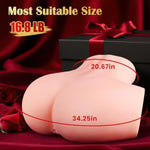 16.8Lb Sex Doll Male Masturbator Pocket Pussies, Adult Sex Toys Realistic Big Pussy Ass Sex Doll Stroker 3D Lifelike Soft Butt With Vagina And Anal Channel For Men Masturbation Pleasure