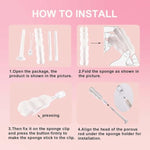 Sex Toy Cleaner Adult Toy Cleaner, Sex Doll Cleaning Care Kit, Male Masturbator Pocket Pussy Vagina Anal Care Kit, Reusable Multipurpose Washing Tool for Men, White