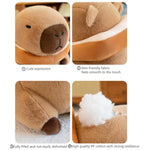 Cute Capybara Stuffed Animals,Kawaii Capybara Plush Toys, Capybara Stuffed Aniamls Toys For Girls Kids Adults Birthdays (Bread Style -12Inch)