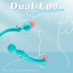 Orchgraffy Vibrator Wand Massager For Women, Flexible Head Strong Massager Wand With Dual Motors, G-Spot Adult Sex Toy Cordless Magic Wand Massager Quiet&Waterproof Sexy Toy