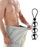 New Metal Ball Cock Ring Penis Overheavy(0.8Lb) Weight Hanger Stretcher Penis Erection Enlarger Extender Weight Stretcher Sex Toys For Men (3 Ball 18 Oz 36Mm)