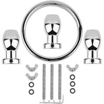 Metal Electric Shock Anal Plug Anal Expander Stainless Steel Adjustable Butt Massage Plug Electric Shock Set