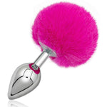 Rabbit Tail Anal Plug,Metal Buttplug,Anal Toys For Men And Women Beginners And Veteran Player,Sex Toy Can Long Time Comfortable Wear.Butt Plug For Adult Games And Dress Up Party(Large)