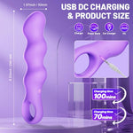 G Spot Vibrator Sex Toys - Prostate Massager Anal Vibrator with 10 Wave Modes, Triple Motor Stimulation Clitoral Butt Plug Nipple Toys,Rechargeable Adult Toys for Men Couples