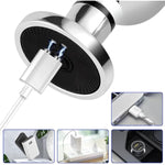 Metal Butt Plug Anal Vibrator With Electric Shock Function Vibrating Butt Plug With 6 Shock Intensities And 10 Vibrations Sex Toys For Men Women Couples Beginners (L)