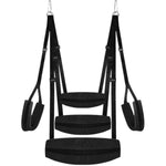 Sex Swing For Couples Bdsm Sex Toys Sex Swings With Wild Seat Adjustable Sex Straps Wild Cushion Thick Fluff For Adult Sex Restraint Swing Sex Furniture For Bedroom Hold Up 800Lbs Black
