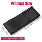 2 Pcs Blindfold and Hand Ties for Bedroom, Blockout Satin Sleep Mask