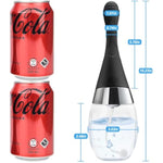 Douche Bottle Automatic Enema Bulb Kit With 3 Intensities,Electric Enema Douche For Men Women,Anti Back-Flow Anal Enema Anal Cleaner,Silicone Enema Sex Toys 300Ml (Black)