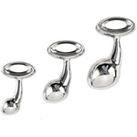 Massage Pure G Spot Double Head Anal Plug Stainless Steel Pleasure For Male Female Couple Masturbation Stick Anal Sex Toy 3.74 Inch