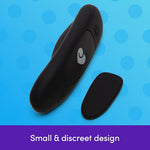 Remote Control Wearable Panty Vibrator for Couples, Black