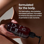 Shine - Organic Personal Lubricant - Hydrating Aloe Vera + Water Based Lube - Fragrance + Paraben-Free, Moisturizing Aloe Vera Gel Lubricant For Toys, Couples Or Solo Play (8 Fl Oz)