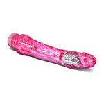 Mambo Vibe - 9 Inch Long Soft Realistic Feel Vibrating Dildo - Slim 1.4" Multi Speed Flexible Vibrator - Ipx7 Waterproof Sex Toy For Women Couples - Clear Pink