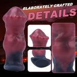 Barghest Silicone Butt Plug Ergonomic Design Body-Safe Material Perfect For Beginners & Advanced Users Anchor Shaped Base, Ideal For Comfortable Anal Play & Extended Wea (Red, S)