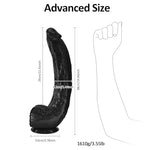14.57 Inch Realistic Huge Thick Dildo Sex Toys, G Spot Curved Lifelike Dildo with Suction Cup,Adult Sex Toys for Women Men