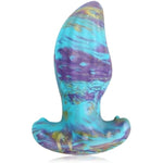 Soft Anal Plug Liquid Silicone Butt Plug With Thick T-Shaped Base Anal Stretcher Prostate Massager G-Spot Stimulation For Beginner Advanced Players Mixed Color (L)