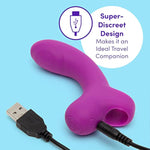 Ignite Purple G Spot Vibrator With 20 Functions - Fully Waterproof And Usb Rechargeable