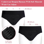 Strap On Harness Dildo Vibrator For Women, With 10 Modes Thrusting Vibrator For Lesbian Sex Toys