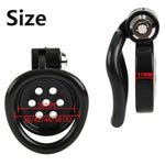 Flat Chastity Cage Male Pink Black Chastity Devices Lock Design Penis Cage Cock Cage Bdsm Toys For Couples Sex (Black)