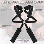 Sex Straps Bondaged Kit Adult Sex Swing Womens Sex Toys Adult Restraints Rope For Women Neck Hanging Sling Position Adjustable Swing For Couples Sex Bdsm Sex Toy
