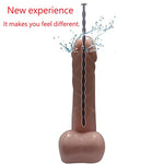 Flexible Silicone Beads Urethral Sounds Penis Plug, Urethral Probe Wand Male Penis Plug Enhancing Bead Urethral Prostate Stimulation Massager Sex Toy Urethra Masturbation Rod for Men (3mm)