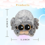 Cute Spider Plush Toy 6.9 Inch Stuffed Animal Jumping Stuffed Spider Plushie, Halloween, Birthday Gift For Kids
