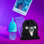 Reusable Menstrual Cup -100% Medical Grade Silicone - No Metals or Toxins - Soft & Comfortable Period Care - Leak Free - 10 Hours of Protection -Size B-Minted