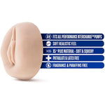, Performance Universal Replacement Pump Sleeve For 2.75" To 3.25" Cylinder, Ultra Soft X5 Plus, Maximum Seal For Optimal Pump, Penis Enhancement Vagina Shaped Sex Toy Men Accessory