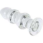 Pagoda Large Glass Anal Plug Crystal Butt Plug Wand Anal Trainer Anus Expander Sex Toy (Large)