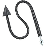 22.8 Inch Anal Beads Butt Plug With 15 Anal Balls Metal Butt Plug With Devil Tail Cosplay Anal Tail Sex Toys